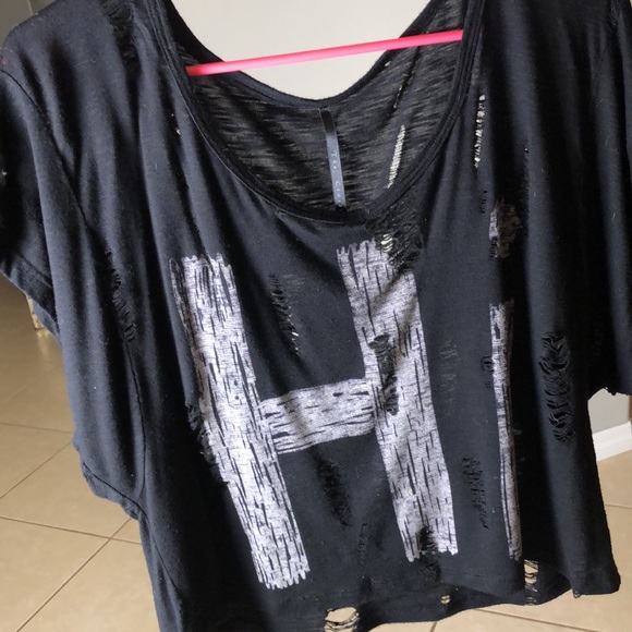 Black crop top - Picture 3 of 5